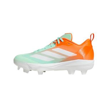 Imagem de adidas Tênis feminino Adizero Instict 2.0 TPU Candy Softball, Impact Orange/Branco/Branco, 12