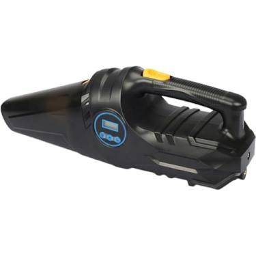 Imagem de Bomba de ar portátil com compressor de ar para pneus de carro - acessórios para carro, bomba automática de 12 V CC com medidor de pressão digital, 100PSI com luz LED de emergência para bicicleta