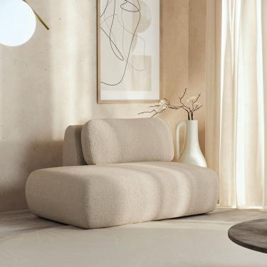 Imagem de Sofá Modular Sumiê 100cm Esquerdo Orla Cabecasa Madeiramadeira Areia