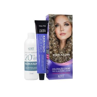 Imagem de Tintura Keraton Selfie 8.1 Louro Claro Cinza