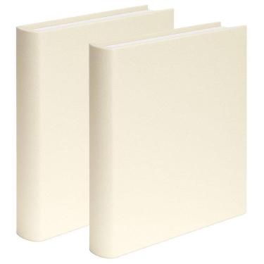 Imagem de Kit 2 Livro Caixa Porta Objetos Decoração 32X23Cm Marfim