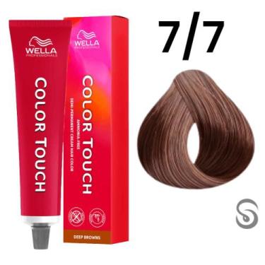Imagem de Wella Color Touch Tonalizante 7/7 Louro Médio Marrom Deep Browns 60ml