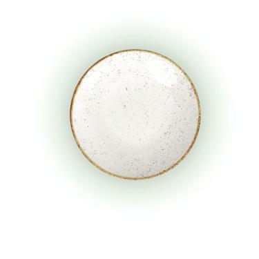 Imagem de Prato Raso Tramontina Rústico Marrom Em Porcelana Decorada 2