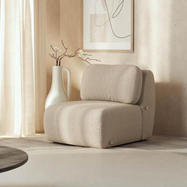 Imagem de Sofá Modular 80cm sem Braço Orla CabeCasa MadeiraOriginals - CabeCasa 