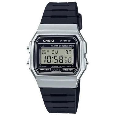 Imagem de Relógio CASIO VINTAGE digital  unissex F-91WM-7ADF