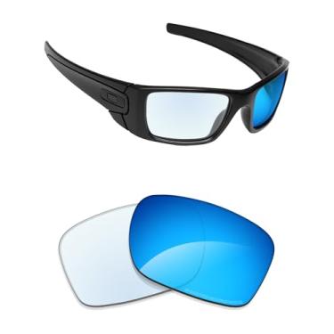 Imagem de Alphax Lentes de reposição adaptáveis fotocromáticas espelhadas não polarizadas para óculos de sol Oakley Fuel Cell OO9096