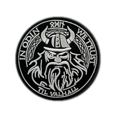 Imagem de Cute-Patch In Odin We Trust Viking Valhalla Emblema extravagante bordado de runa nórdica islandesa