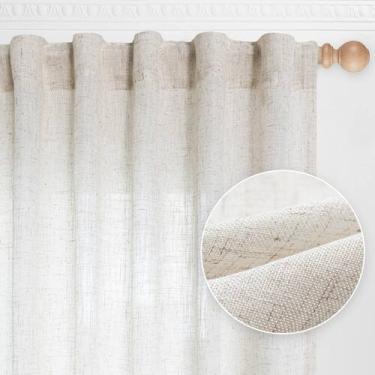Imagem de Cortinas MYSKY HOME Country para porta de vidro deslizante de 50x108cm