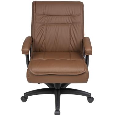 Imagem de Cadeira Diretor para Escritório com Mola Ensacada Marrom
