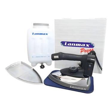 Imagem de Ferro Lanmax Industrial Passar Vapor 94al Com Sapata Teflon Cor Pratea