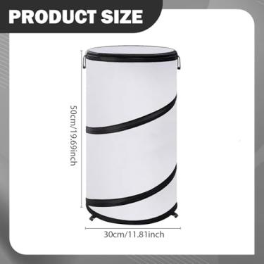 Imagem de MotiveTech Coberturas para plantas, proteção contra congelamento, geada de inverno, flores, jardim, dobrável, não tecido, frutas redondas, proteção para plantas, 2 Pacotes