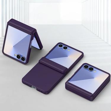 Imagem de Capa protetora para Galaxy Z Flip6 com dobradiça (para Galaxy Z Flip6/violeta)