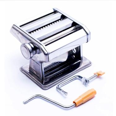 Imagem de Maquina De Macarrão Cortador Massa Inox Manual