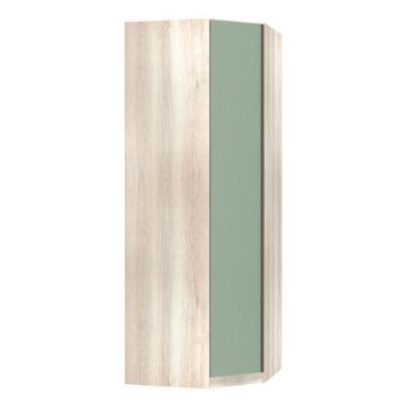 Imagem de Guarda Roupa Canto Obliquo 1 Porta 1 Cabideiro Verde Jade