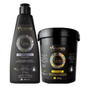 Imagem de Kit Arvensis Cachos Ativador Ondulados E Mascara 2x1 450g