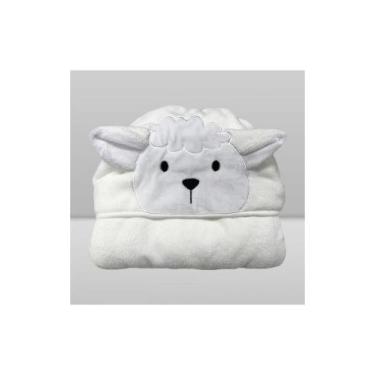 Imagem de Toalha de Banho Kids Laço Bebê Animada - LACO BEBE, OVELHA BRANCA, 70X