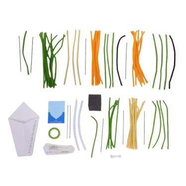 Imagem de SPYMINNPOO Kit de Artesanato de Flores para Limpador de Cachimbo, Mais de 120 Hastes de Chenille Multicoloridas Com Guia Ilustrado para Atividades Criativas DIY (A11)