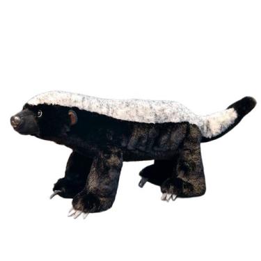 Imagem de Bicho de pelúcia FRANKIEZHOU Honey Badger Black 40cm para crianças