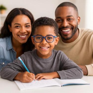 Imagem de Armação óculos de grau infantil flexível 2-5 anos mikro - ALÍKI, Azul