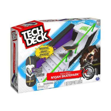 Imagem de Skate - Tech Deck e Rampa Nyjah Huston Skatepark SUNNY BRINQUEDOS