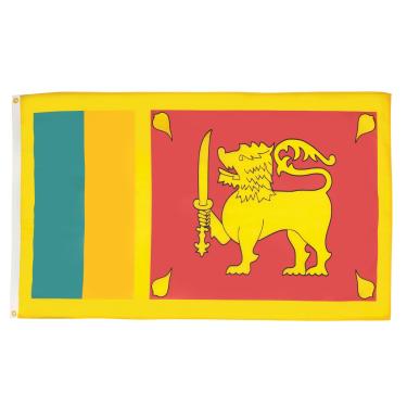 Imagem de AZ FLAG - Bandeira do Sri Lanka - 9,5 cm x 1,5 m - Faixa de poliéster 100D do Sri Lanka com dois ilhós de metal - Resistente ao desbotamento - Cores vivas - 90 cm x 1,5 m - 150 x 90 cm