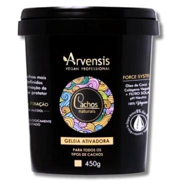 Imagem de Geléia Ativadora Cachos Arvensis - Fixação Alta, Definição e Volume - Gel para Cabelo Cacheado Day After, 450g
