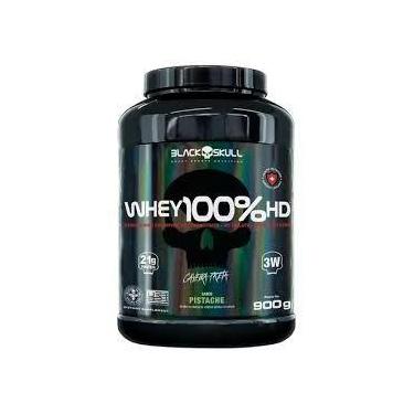 Imagem de Whey 100% HD Pote (900g) - Sabor: Pistache - Black Skull