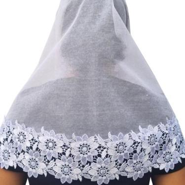 Imagem de Véu ccb marlene congregação cristã no brasil - Véus da Fer, Branco, Re