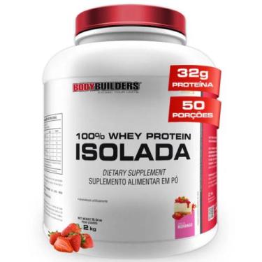 Imagem de Whey Protein Isolada 2kg Bodybuilders, Morango