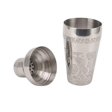 Imagem de Generic Misturador de Bebidas para Bartender, Evita Descoloração, à Prova de Ferrugem, Fácil Limpeza Profissional, Coqueteleira de Aço Inoxidável 304, Máquina de Lavar Louça Segura para Bar (Gravura
