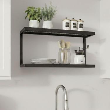 Imagem de Prateleira dupla Nicho Tela cozinha industrial - DECOR AJM