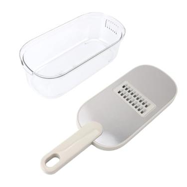 Imagem de Generic Cortador de Vegetais, Fácil de Limpar, Fácil de Usar, Picador de Vegetais Multiusuário Com Recipiente para Cenoura (6 lâminas)