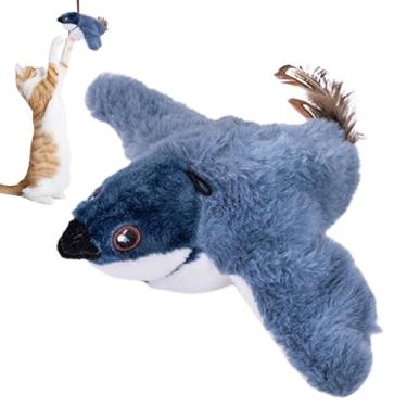 Imagem de Brinquedos Interativos Para Gatos | Pelúcia com Chiado e Recarregável - Estimulantes Para Felinos - Guizo Para Animais, Brincadeira Interior, Caça E Arranhador Para Estimulação E Combate Ao Tédio