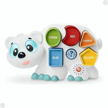 Imagem de Urso Polar Figuras Coloridas Linkimals HJR14 - Fisher Price - Mattel