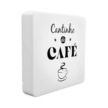 Imagem de Luminária Box Slim “Cantinho do Café” USB – Decoração Iluminada LED 5W