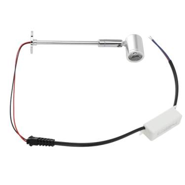 Imagem de Yosoo Lâmpada de Gabinete Mini Holofote LED Ajustável, Pequena Iluminação de Exibição Interna Portátil, Vitrines de Joias, Penteadeira Doméstica, Com Design de pé para Restaurante,
