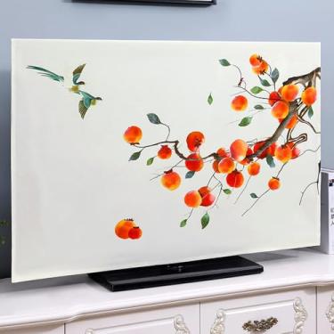 Imagem de Capa de TV de luxo para uso interno e externo para TVs de 55/65/75 polegadas para uso interno e externo, armazenamento, viagem, proteção para todas as estações - tipo 01||49 polegadas