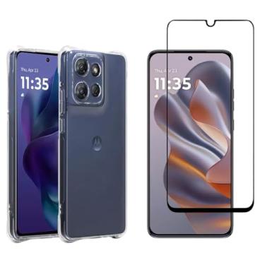 Imagem de Blance, Kit Capa Anti-Impacto + Película De Vidro 3D Para Moto Edge 60 Neo