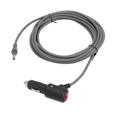 Imagem de aqxreight Cabo de Alimentação de Carro DC para 16 Pés 12V-24V 18AWG Cabo de Alimentação de Charuto Com para RV Car Truck Boat Cinza é Plugue Com Conexão de de Carro DC Com SwitchDC de de para