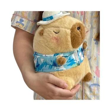 Imagem de Brinquedo De Pelúcia Capivara De 21cm, Boneco De Simulação Fofo Estilo