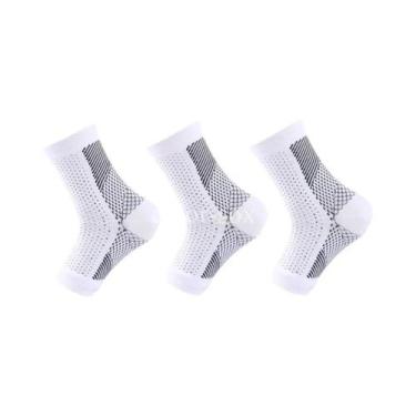 Imagem de Meias De Compressão Para Suporte De Tornozelo, 2 Pares, Design De Dedo