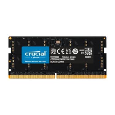 Imagem de Memória RAM Para Notebook Crucial, 16GB, 5200MHz, DDR5, Preto - CT16G52C42S5