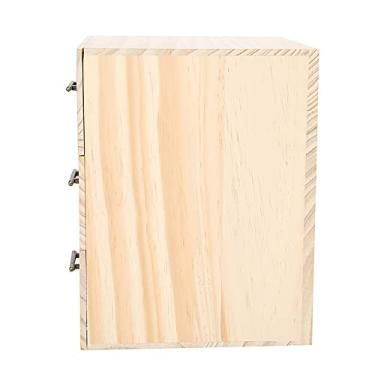 Imagem de Generic Organizador de Caixa de Armazenamento de Garrafas de óleo Essencial de Madeira para 90 Garrafas, Presentes Ideais, Elegante e Durável, 10,2" X 9,6" X 4,0", Adequado para Amigos e Familiares