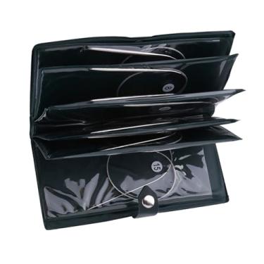 Imagem de Generic Ferramentas de tricô Circulares, Agulhas de Aço Inoxidável Duráveis, Suaves para Artesanato Diy, 11 Peças 43cm/65cm/80cm para Todos Os Tricôs (80cm)