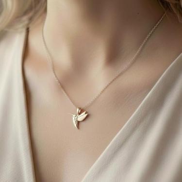 Imagem de Colar da amizade, pingente de boa sorte, corrente com cartão de mensagem, cartão de presente para mulheres, F, Liga de aço, Sem Pedra Preciosa