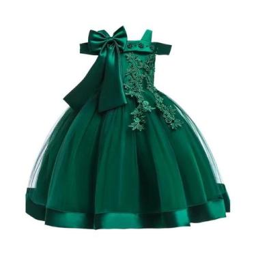 Imagem de Vestidos De Festa De Natal Para Meninas De 3 a 10 Anos, Elegante Vesti