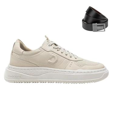 Imagem de Kit Sapatênis Democrata Denim Block Masculino + C-Masculino