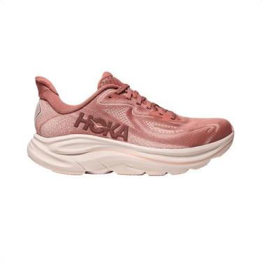 Imagem de Tênis Running Feminino Hoka Clifton 10 Rosa, Blush, Rose latte, 39