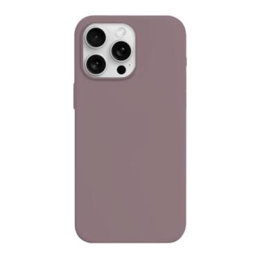 Imagem de Capinha Compatível com Iphone 15 PRO MAX Preta, Branca, Azul, Rosa, Bordô, Roxo, Lilás, Flexivel, Tecnologia anti impacto, Aveludada com design PREMIUM (NUDE)