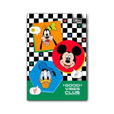 Imagem de Caderno brochura capa dura 1/4 mickey 80 folhas - tilibra